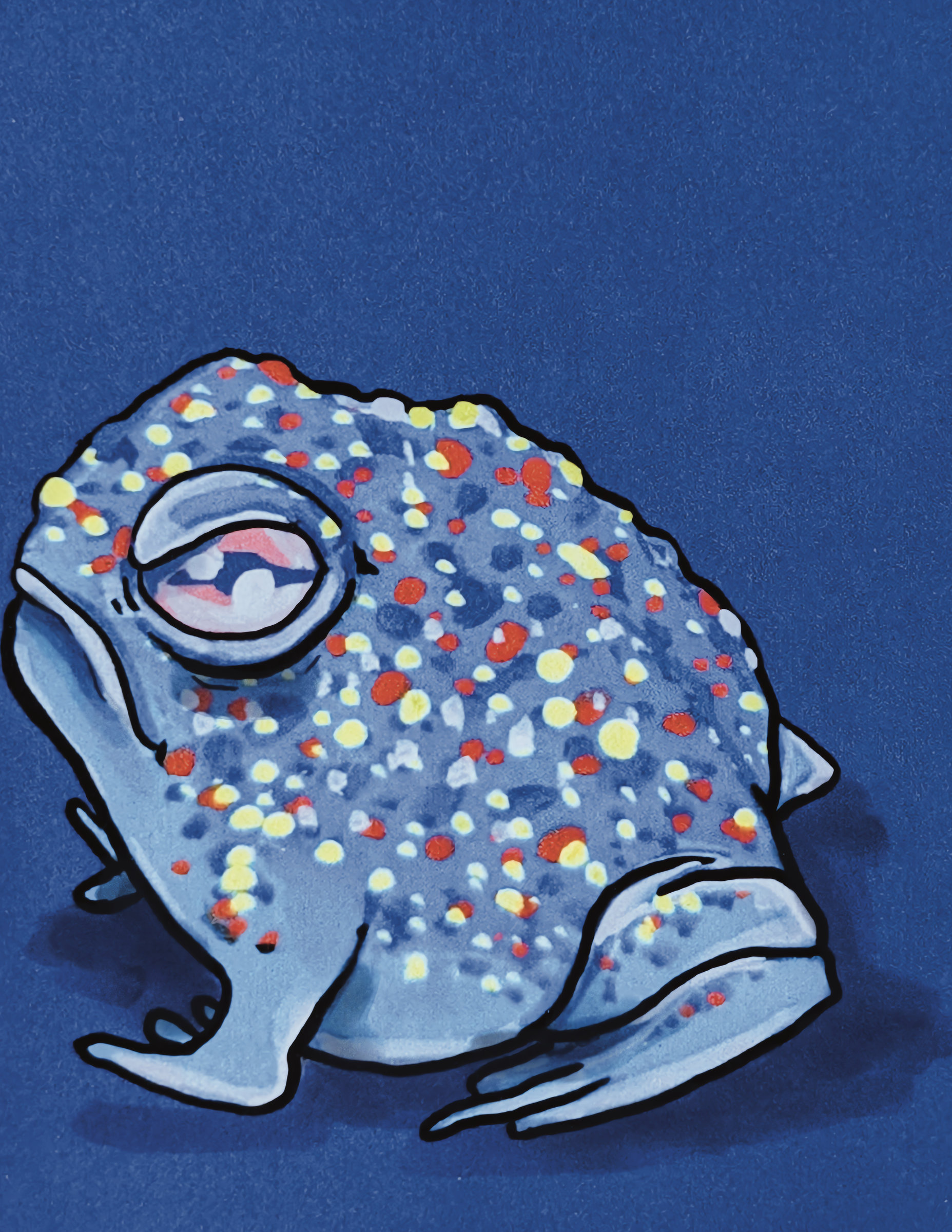 Blue Blue Frog