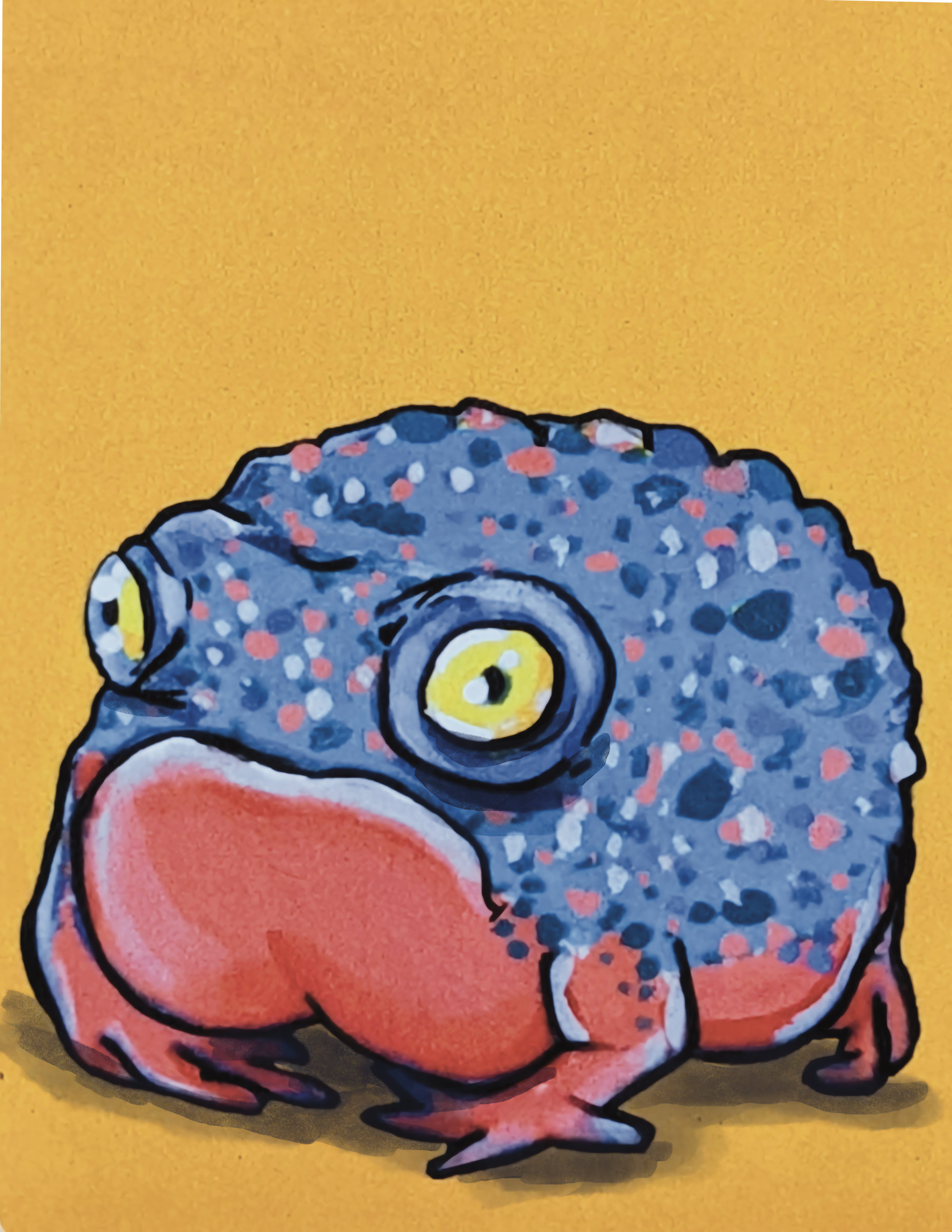 Blue Frog Yellow Bad
