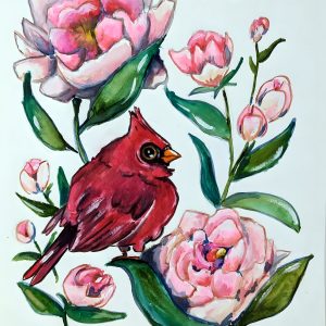Cardinal Watercolor