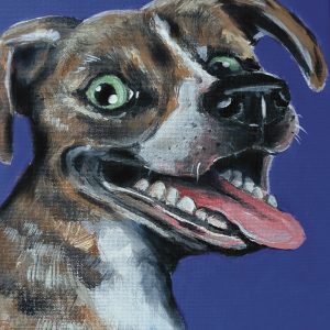 Happy Dog Purple