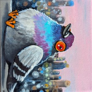 Pigeon Cityscape